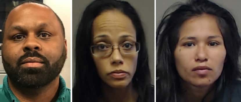 Mitchell Jones, Stacy Johnson and Jasmine Salaz are all charged with capital murder in the...