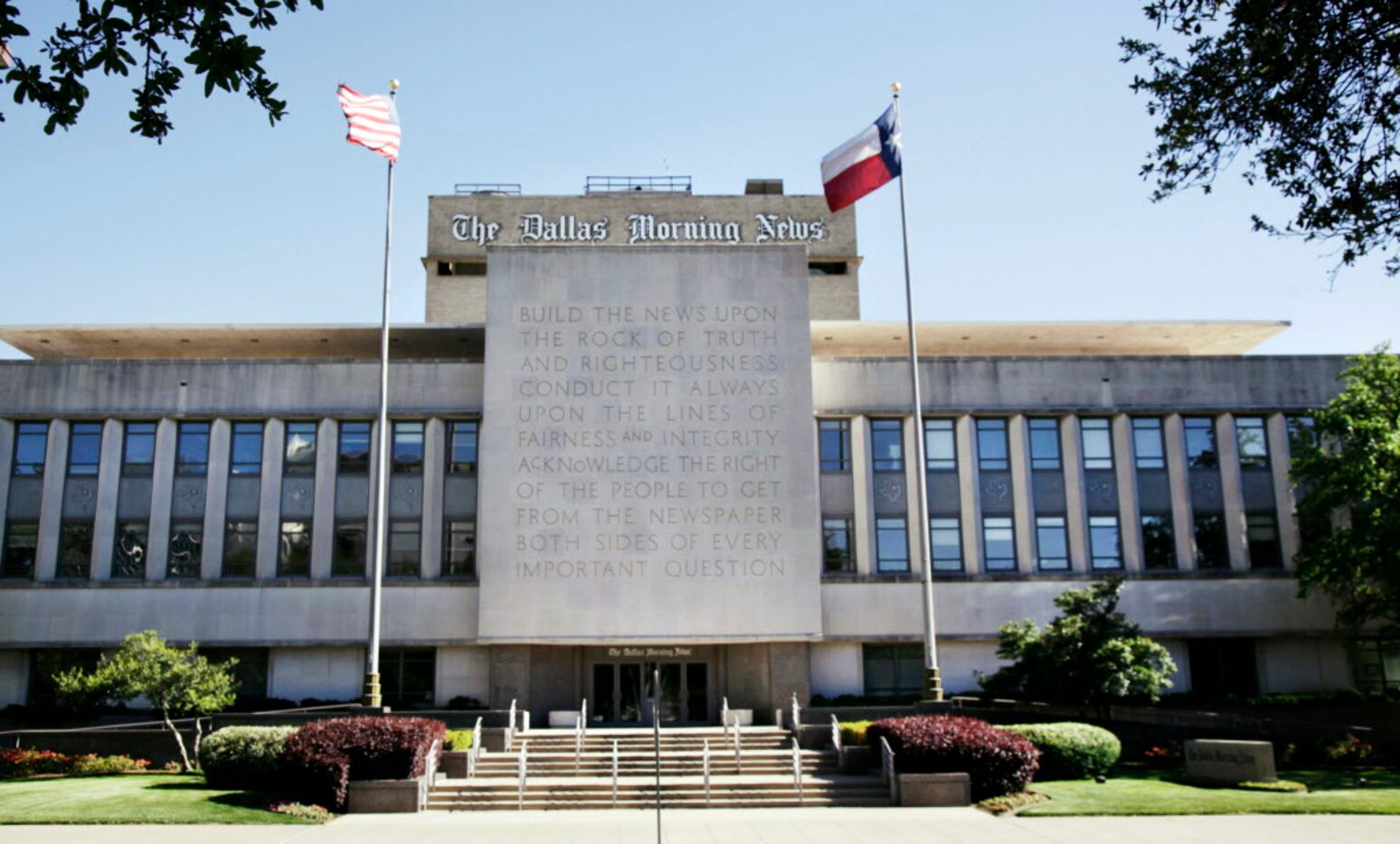 The Dallas Morning News building on April 5, 2011.