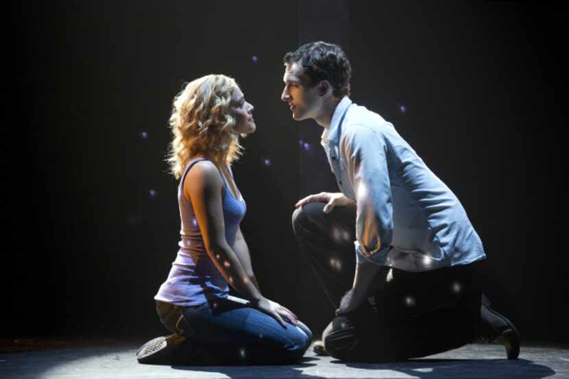 Katie Postotnik and Steven Grant Douglas in "Ghost the Musical," which will be at the Music...