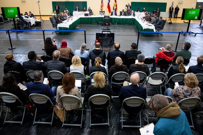 The Dallas City Council held its regular agenda meeting at the Park In the Woods Recreation...