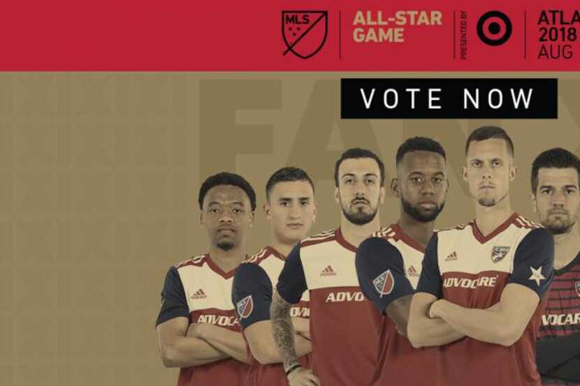 Eight FC Dallas players are on the MLS All-Star ballot.