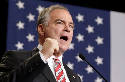 The Democratic vice presidential candidate: Sen. Tim Kaine, D-Va. 