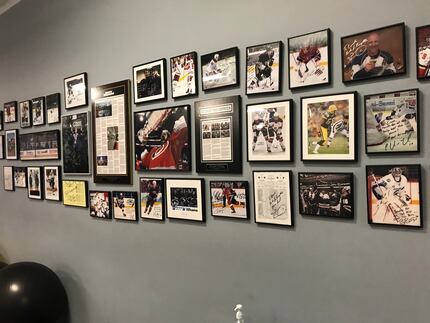 The walls of Elevated Performance are lined with the signed jerseys of Jon “Crash” Benne's...