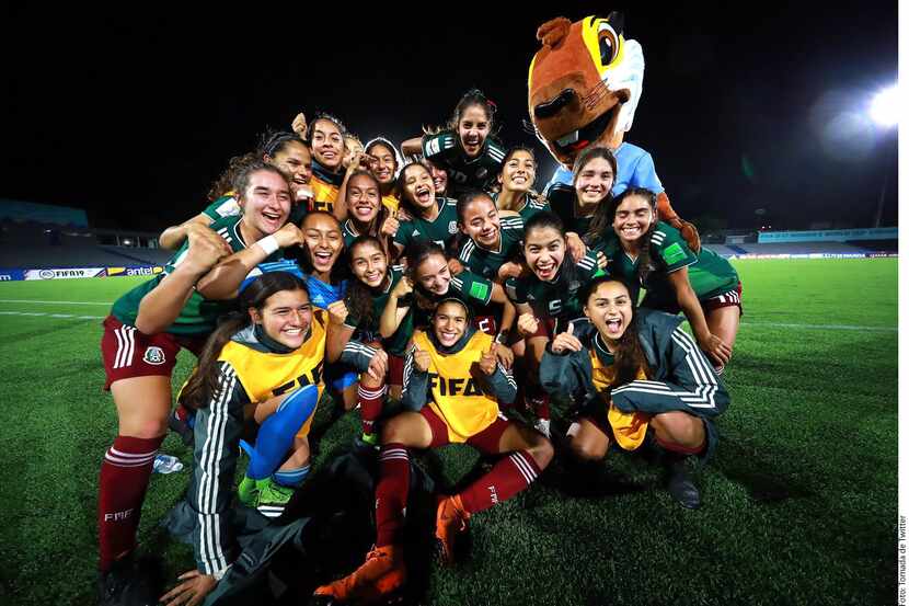 La selección femenil del futbol mexicana Sub-17 llega a su primera final. Foto AGENCIA REFORMA
