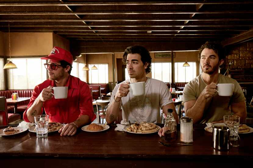 Nick, Joe and Kevin Jonas hash out deep conversations in their newly-dropped single, "Waffle...