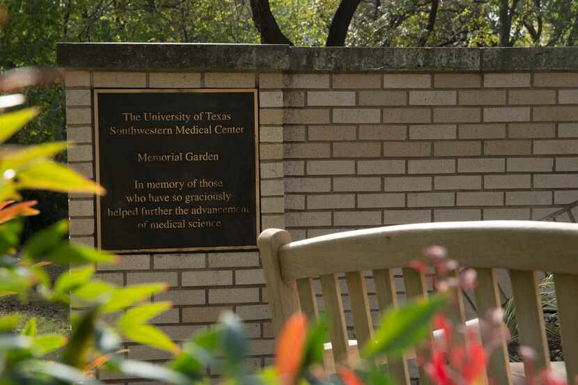 Memorial Garden at the University of Texas Southwestern Medical Center.