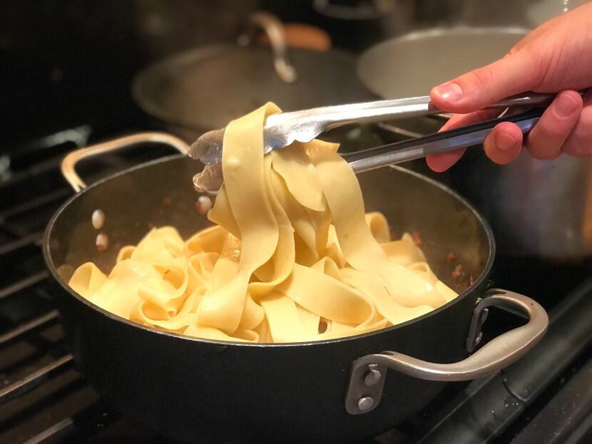 Pappardelle ribbons can be turned into Ragu Bolognese.
