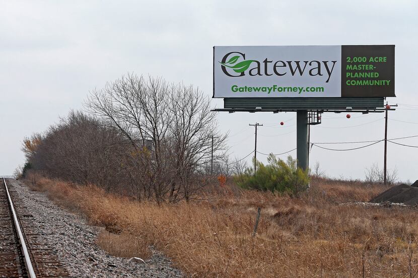 The Gateway development is on U.S. Highway 80  in Forney.