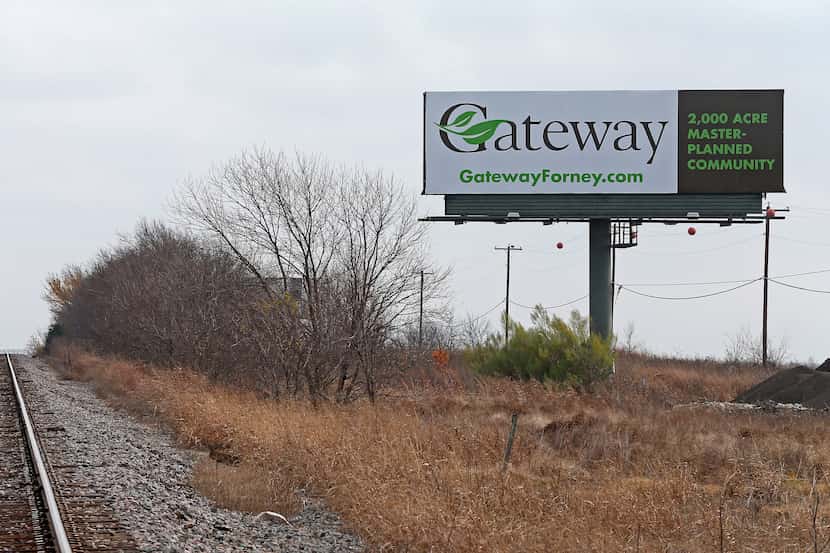 The Gateway development is on U.S. Highway 80  in Forney.