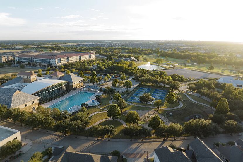 Aerial image of Life Time McKinney at Craig Ranch Athletic Club