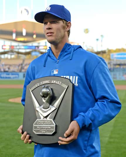 Apr 9, 2014; Los Angeles, CA, USA;  Los Angeles Dodgers starting pitcher Clayton Kershaw...