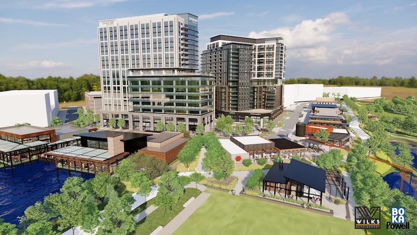 A rendering of the Firefly Park development.