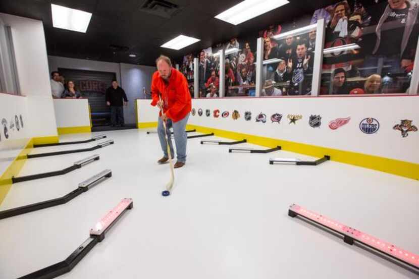 
Fans go into sensory overload with interactive experiences, including a National Hockey...