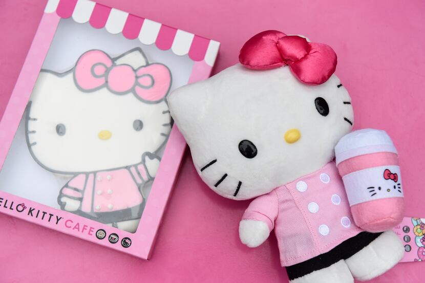 Here's the new plush toy that will be for sale for $25 at the Hello Kitty cafe truck on...