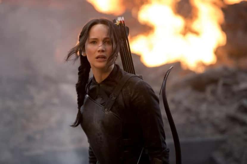 Katniss Everdeen (Jennifer Lawrence) en una escena del filme The Hunger Games (MCT/MURRAY...
