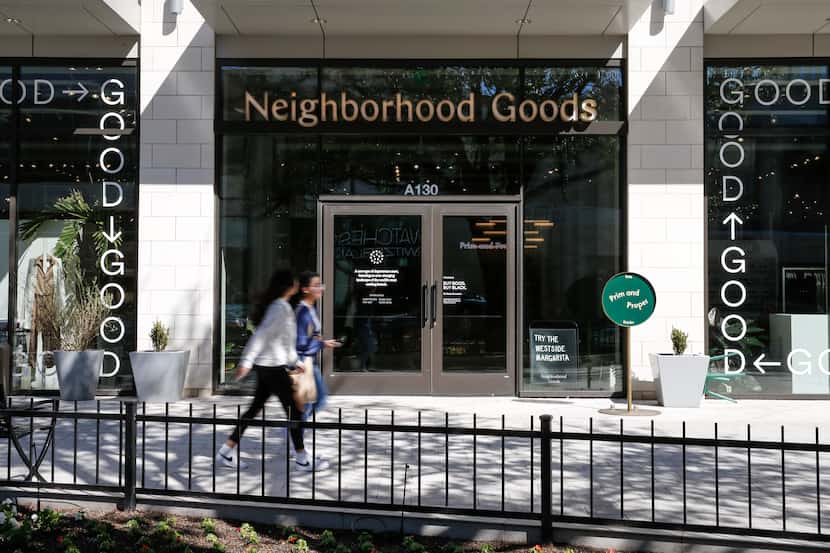 Neighborhood Goods in Plano's Legacy West was one of the mixed-use development's largest...