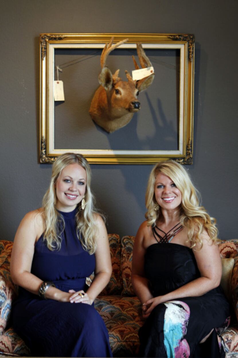 Sisters Brittany Taylor (left) and Tiffany Taylor Lapidus officially open their Scout Design...