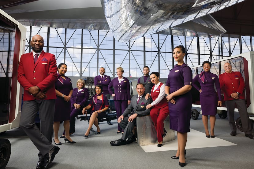 Delta Air Lines debuted new uniforms for 64,000 employees on Tuesday, the first new design...