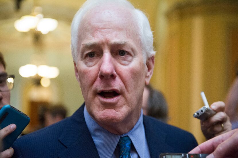 Senate Majority Whip John Cornyn of Texas hasn't criticized President Donald Trump often....