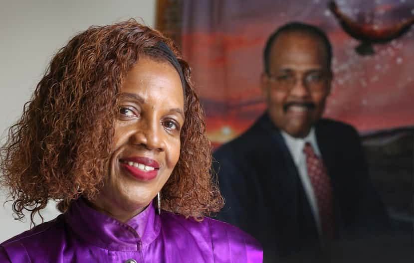 Phyllis Jefferson, who cared for her husband with Alzheimer's until his death, is pictured...