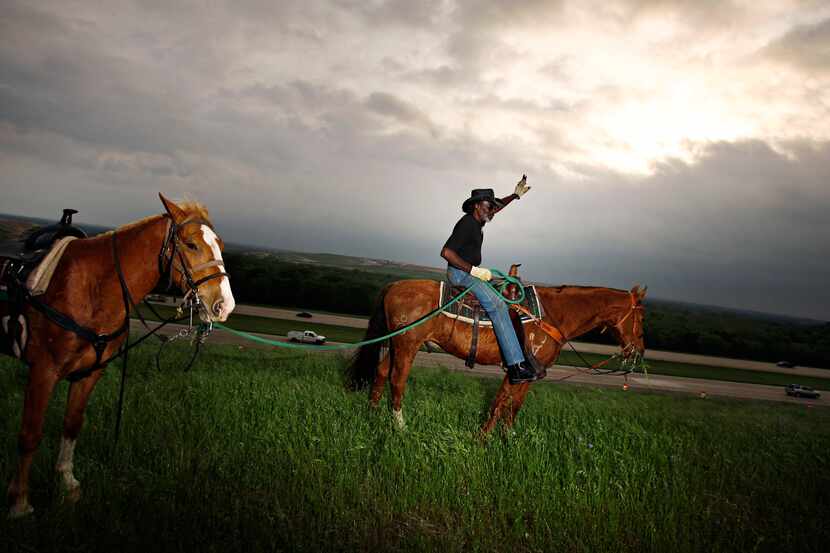 B.J. Brantley was known as the "Interstate Cowboy" to many folks who saw him daily, sitting...
