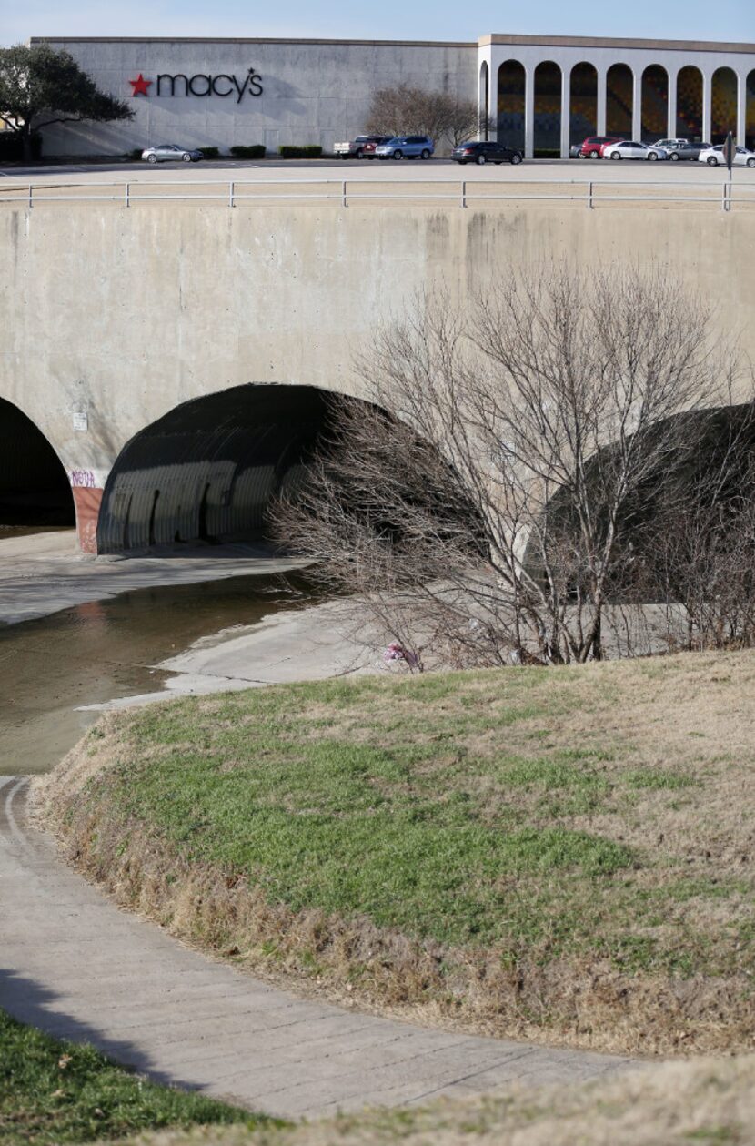 A conceptual redevelopment plan for the land under Plano's Collin Creek Mall, which is...