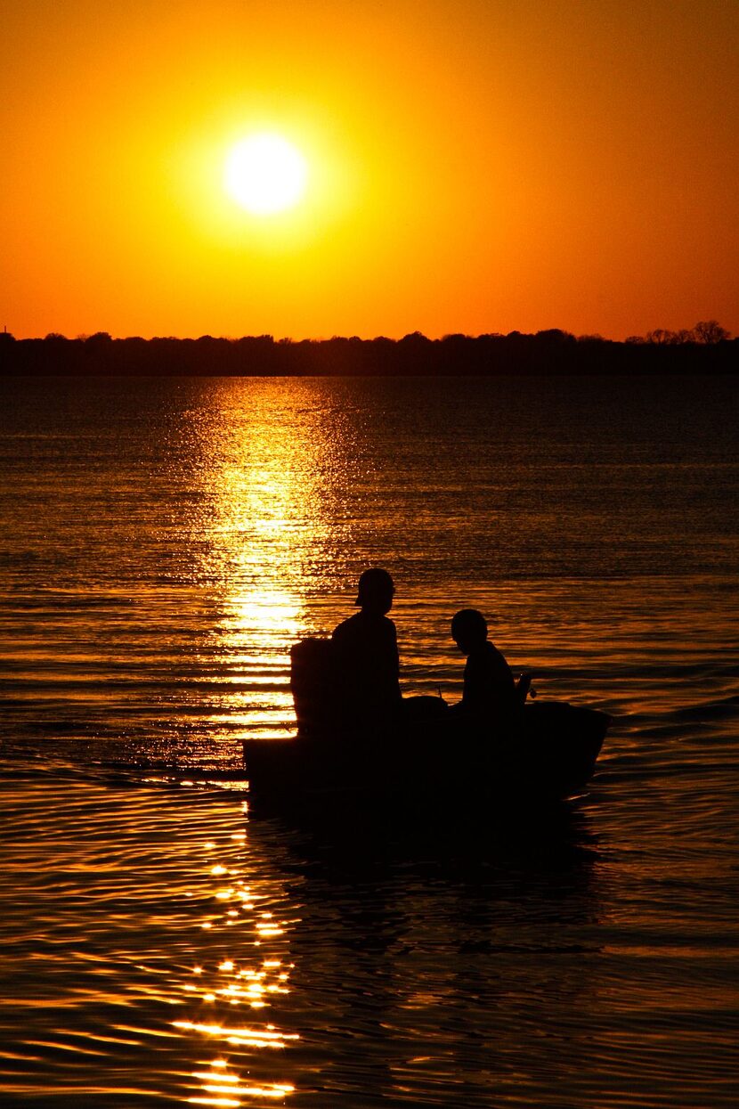 Voters' Choice selection: From Fay Stout, "The end of another hot summer day on Lake Ray...