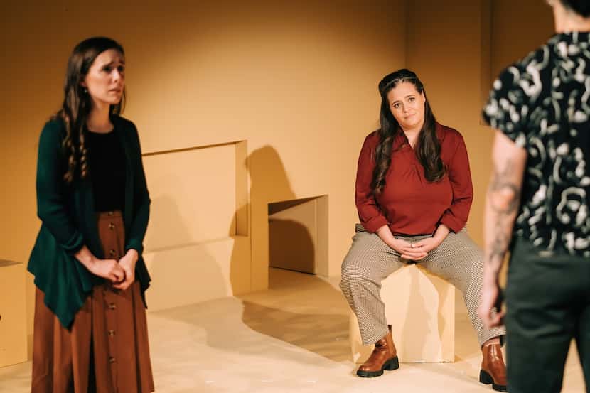 Kristen Lazarchick (from left), Amber Bonasso and Kelsey Milbourn star in Second Thought...
