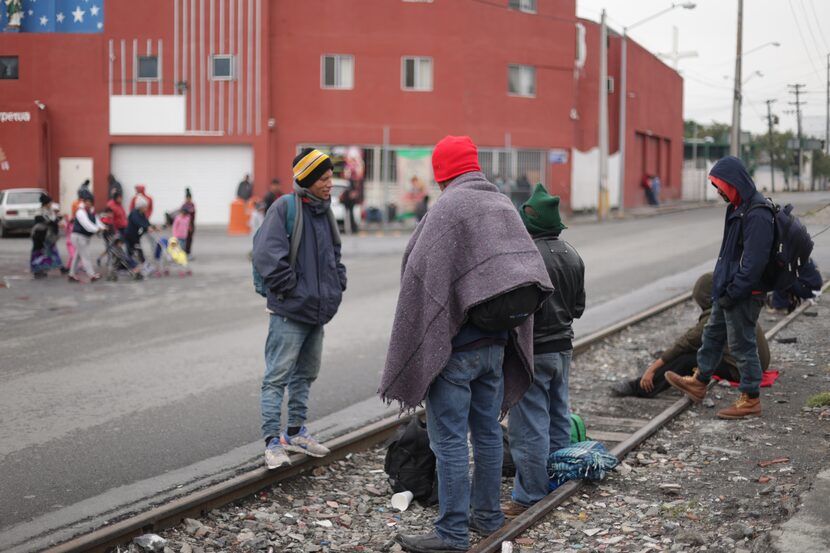 Homeless people and migrants come to Casa Indi in Monterrey, Mexico in search of food and...