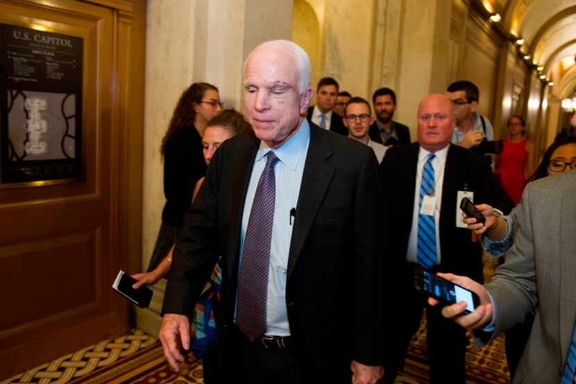 El senador John McCain de Arizona. AP
