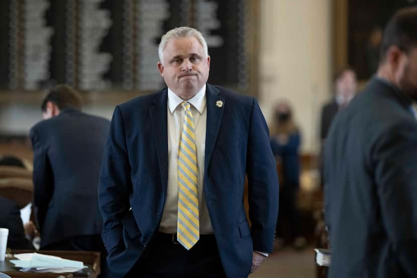 Rep. Bryan Slaton, R-Royse City, is pictured during May 2021 of the the 87th legislative...