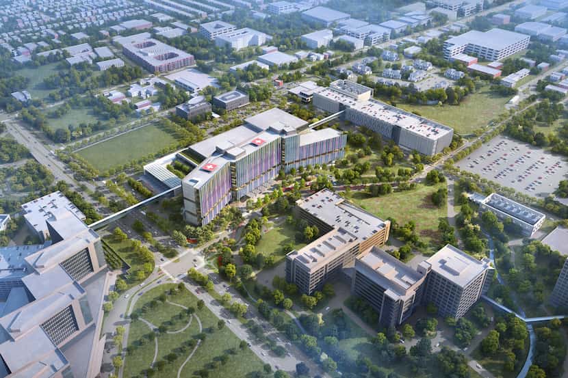 A conceptual rendering of the new Children's Medical Center Dallas. The facility will share...