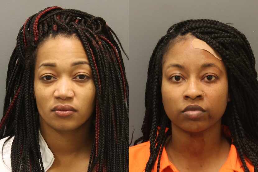 Carla Marie Beatty (left) and Monica D. Coffer were arrested on charges of assaulting each...