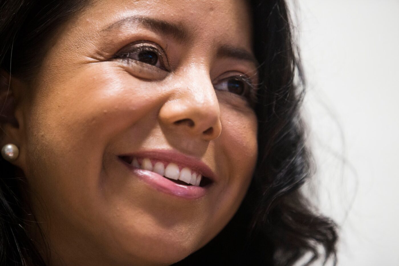 Victoria Neave, D-Dallas, talks during an interview at her campaign headquarters in Dallas...