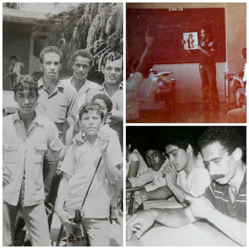 El profesor Francisco Morán daba clases en un internado a dos horas de La Habana. (CORTESÍA...