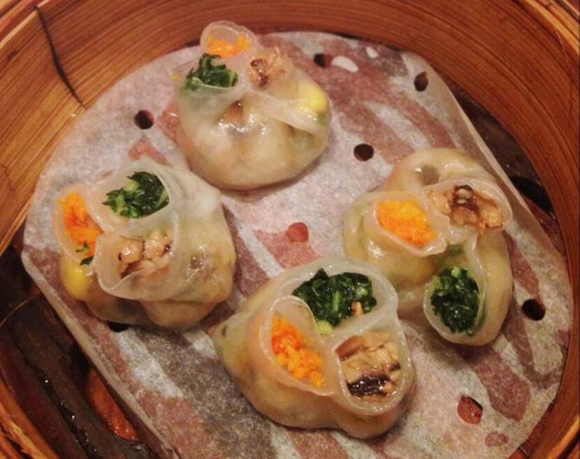 
Three-vegetable dumplings at RedFarm in New York City. The restaurant is on the Upper West...