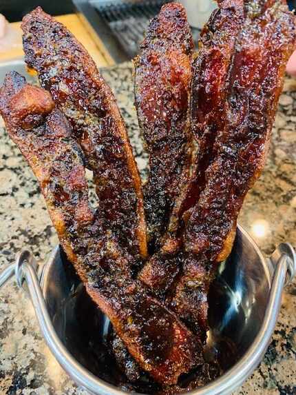 CraftWay Kitchen in Plano sells a candied bacon appetizer for $8. The restaurant opened Oct....