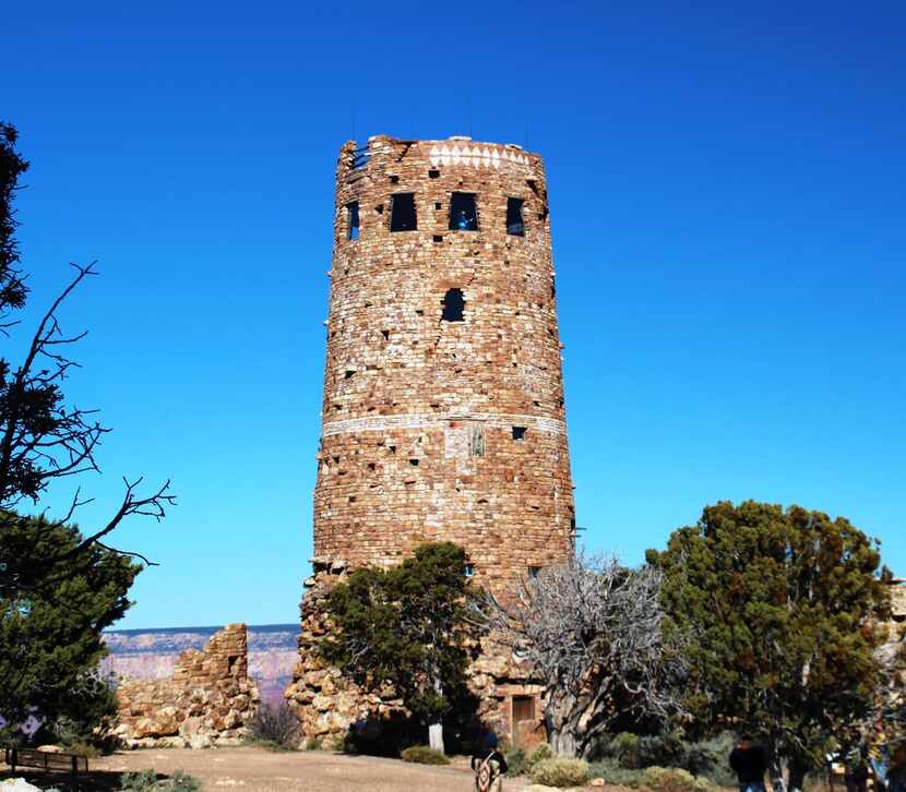 On a half-day  excursion to Desert View, climb the watchtower and peek out to see the view....