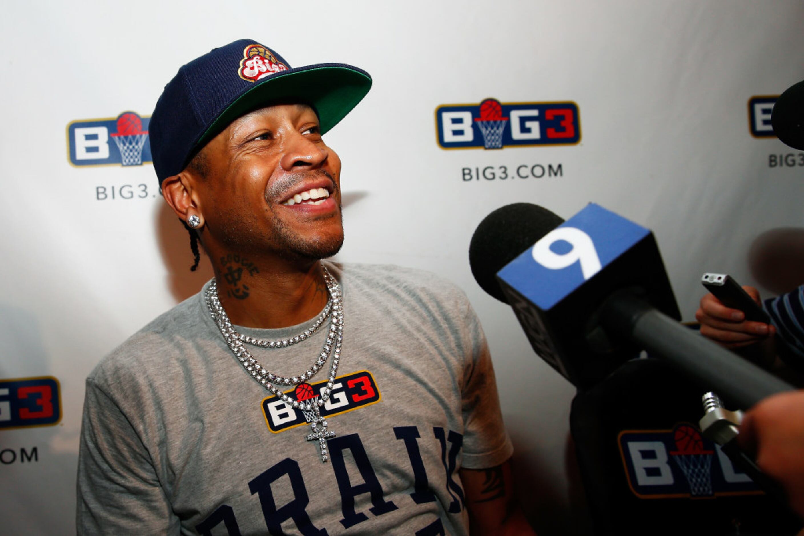 BASKETBALL: Big3 league has close games, not much Iverson