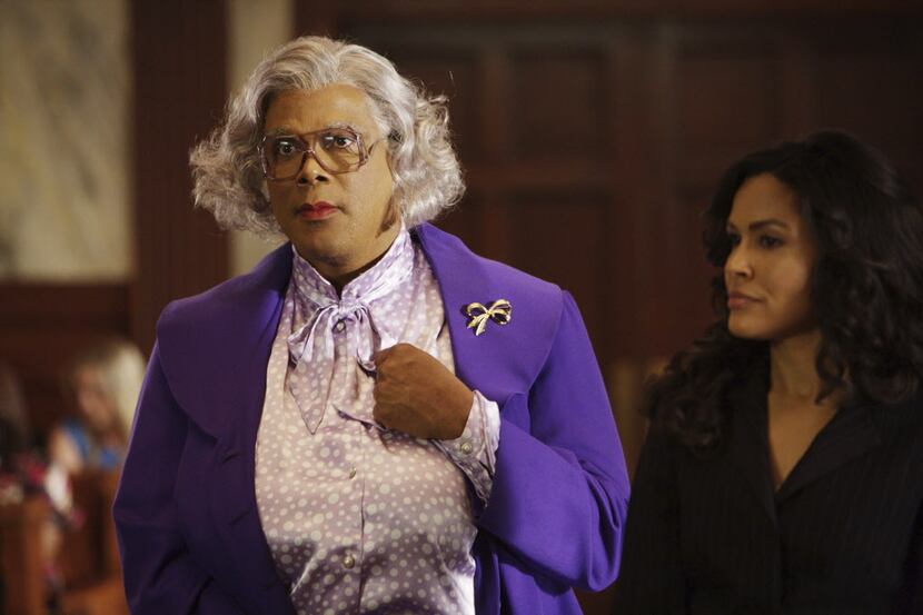 Tyler Perry as Madea in the film "Tyler Perry's Madea Goes to Jail."