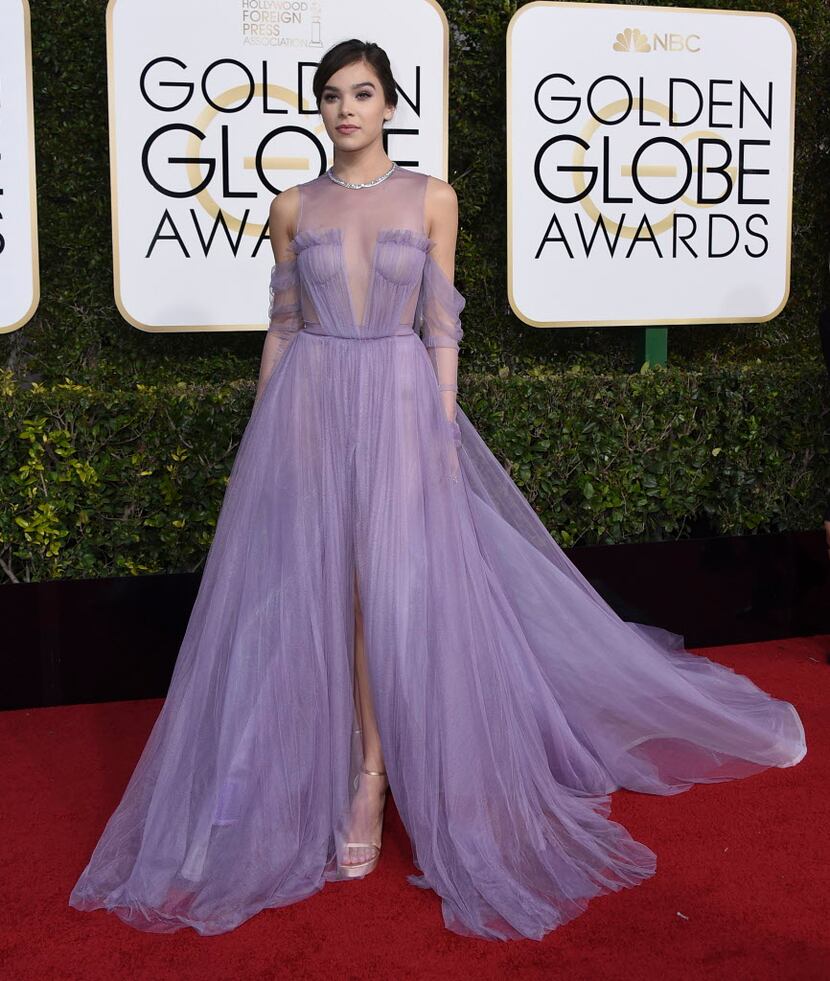 Hailee Steinfeld at the 74th annual Golden Globe Awards 