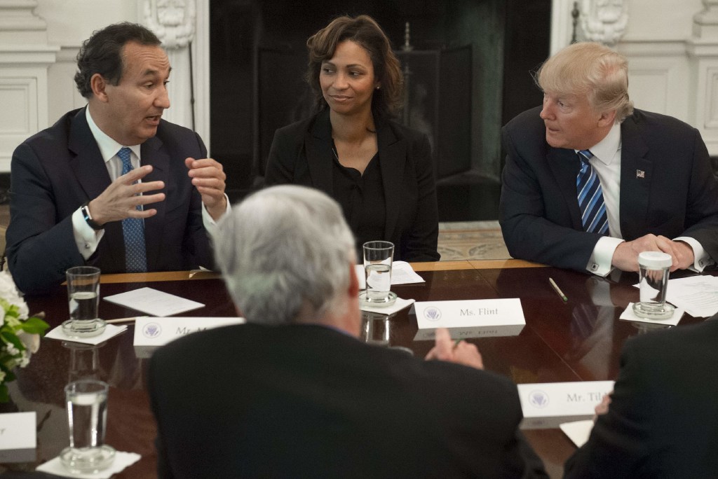 President Donald Trump, at a White House meeting with airline executives, has so far been...