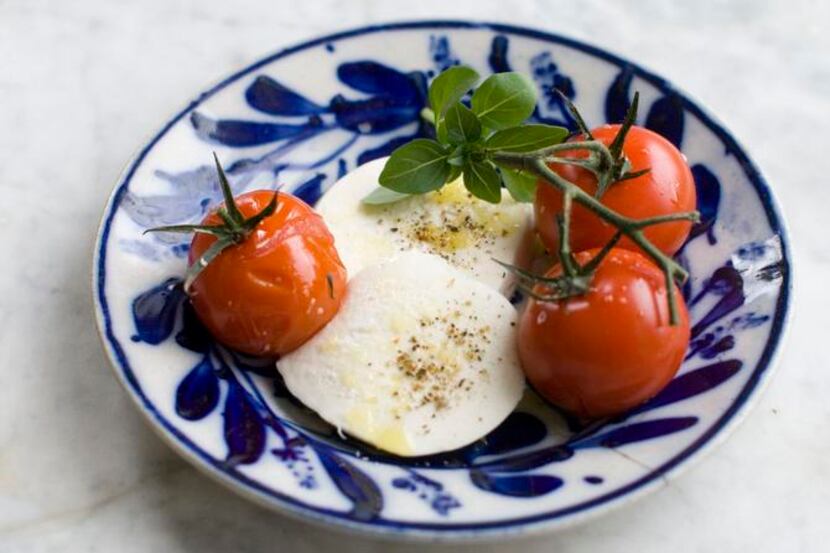 
Grilled Tomatoes and Burrata
