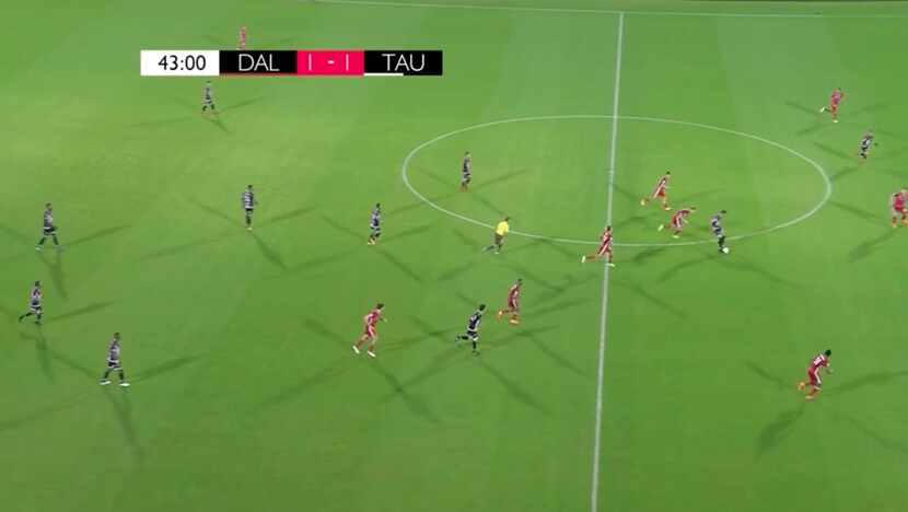 Not offside on Tauro's second goal.
