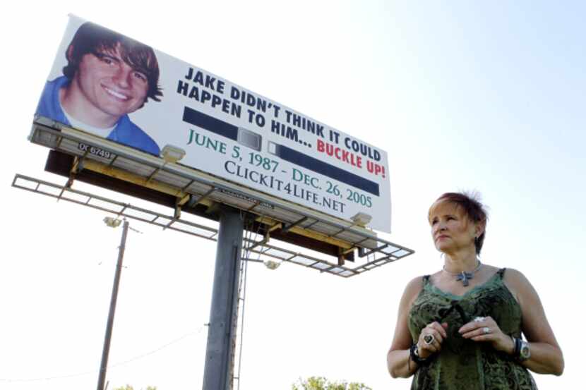 Terri Hoover says if the billboards featuring her son can prevent one parent from losing a...