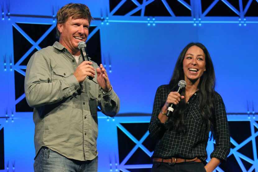 Chip and Joanna Gaines of Magnolia Homes and HGTV's Fixer Upper show speak at the Gaylord...