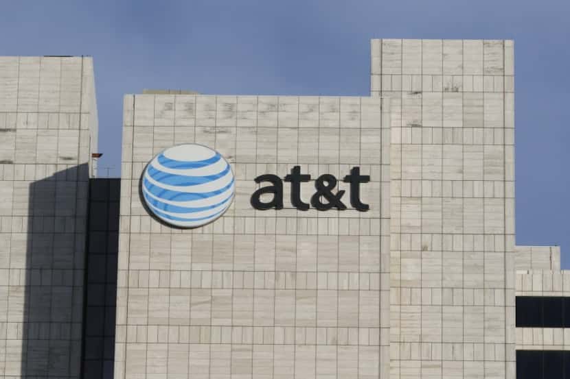 AT&T corporate headquarters in downtown Dallas on Friday, January 15, 2016. (David Woo/The...