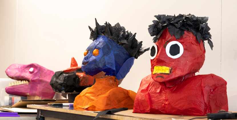 Students in a summer program made piñatas recently. Creative Solutions works with teens from...