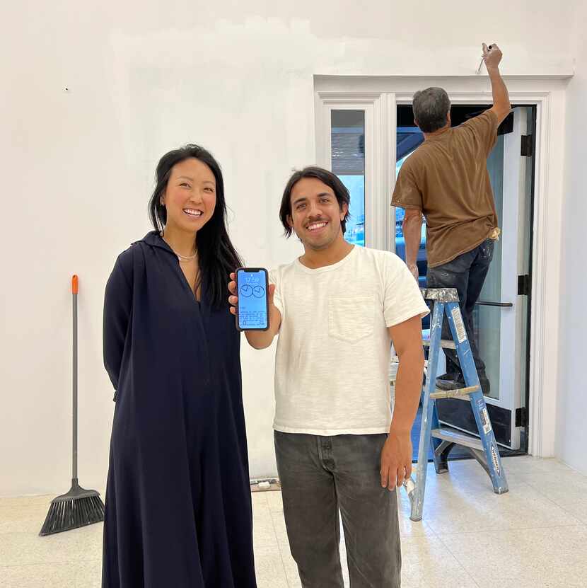 Various Small Fires owner Esther Kim Varet (left) and Adrian Zuñiga, director of the new VSF...