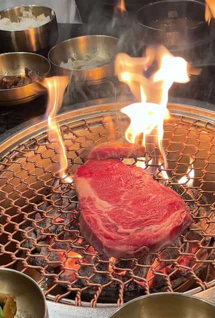 Koryo Korean BBQ is one of the few spots in town that still enlists charcoal for its grills.